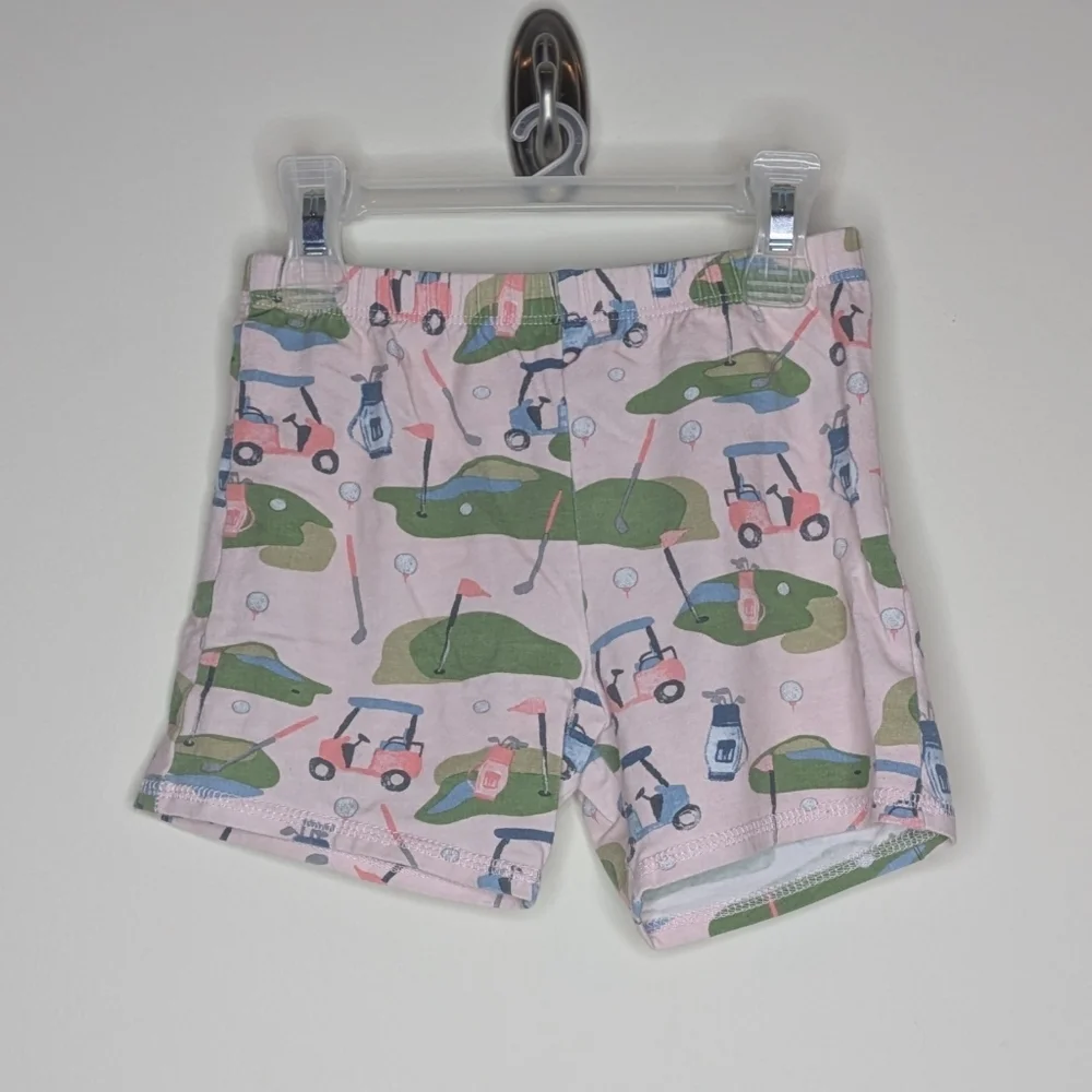 Mud Pie Golf Cart Course PJ Pajamas Set 4T